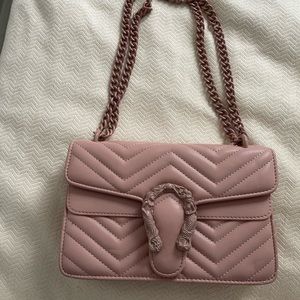 Pink chain purse - shoulder bag - Dionysus mermaids